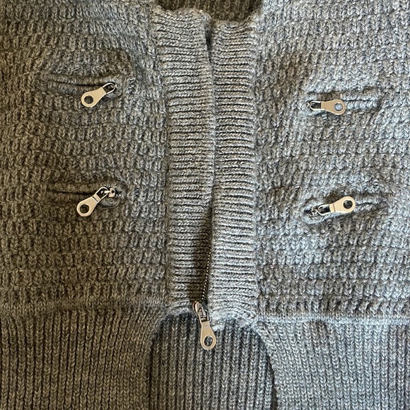 Chloé wool sweater jacket top - Picture 3 of 3
